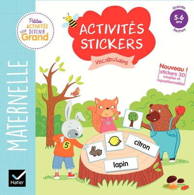 Picture of Activités stickers - Vocabulaire Grande section