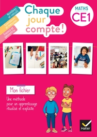 Picture of Chaque jour compte - Maths CE1 Ed. 2023 - Fichier de l'élève