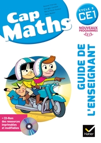 Image de Cap Maths CE1 éd. 2016 - Guide de l'enseignant + CD Rom