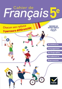 Picture of Cahier de Français 5e éd. 2020 - Cahier de l'élève