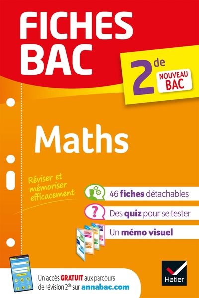 Picture of Fiches bac - Maths 2de