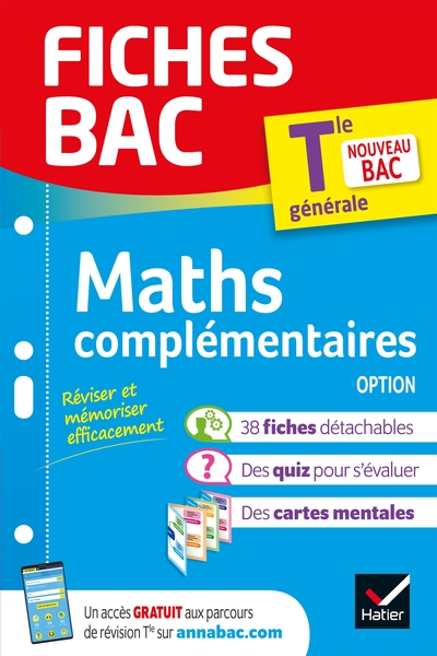 Picture of Fiches bac - Maths complémentaires Tle (option) - Bac 2025