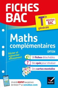 Picture of Fiches bac - Maths complémentaires Tle (option) - Bac 2025