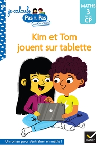 Image de Kim et Tom jouent sur tablette