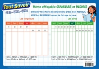 Picture of Mémo effaçable Grandeurs et mesures