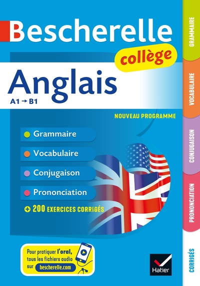 Picture of Bescherelle collège - Anglais  (6e, 5e, 4e, 3e)