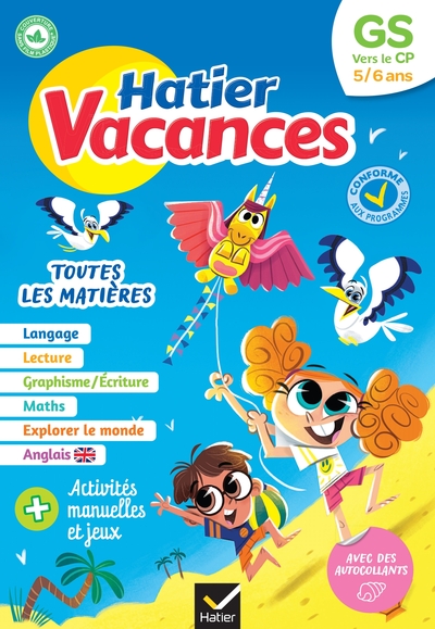 Image de Hatier vacances - Cahier de vacances 2025  de la GS vers le CP 5/6 ans