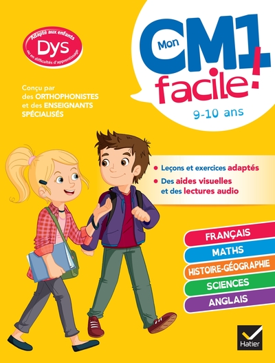 Picture of Mon CM1 facile ! adapté aux enfants DYS ou en difficulté d'apprentissage