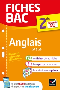 Picture of Fiches bac - Anglais 2de