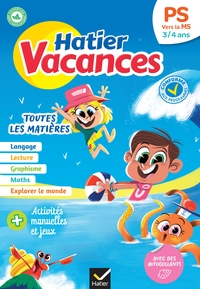 Picture of Hatier vacances - Cahier de vacances 2025 de la PS vers la MS 3/4 ans