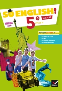 Image de So English! - Anglais 5e Éd. 2017 - Livre élève