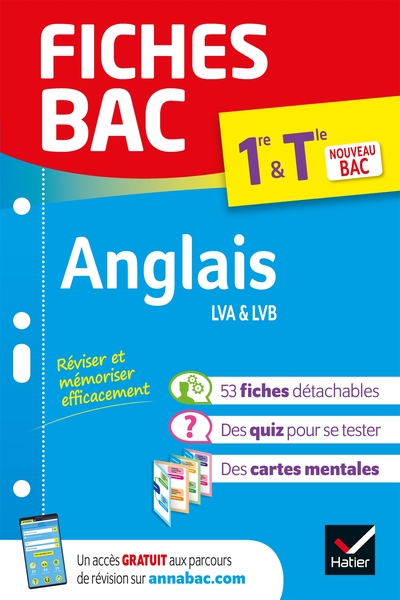 Picture of Fiches bac - Anglais 1re/Tle - Bac 2025