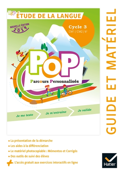 Image de POP - Etude la langue Cycle 3 Ed. 2019 - Guide pédagogique + accès numérique