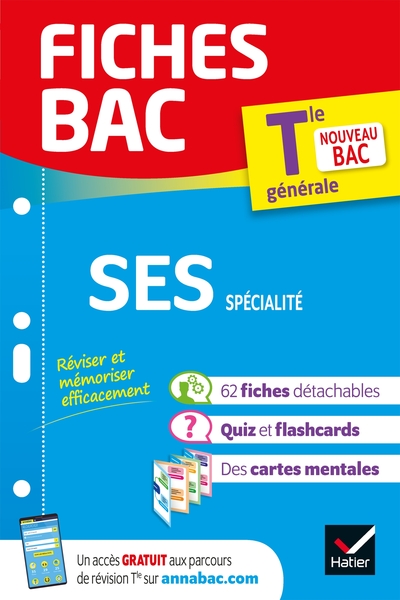Picture of Fiches bac SES Tle (spécialité) - Bac 2024