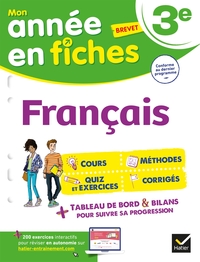 Picture of Français 3e (fiches de révision & exercices)