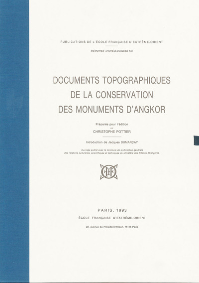 Picture of Documents topographiques de la Conservation des monuments d'Angkor