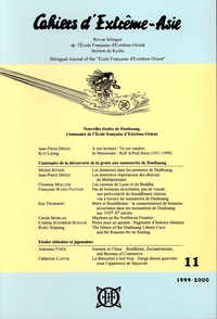 Image de Cahiers d'Extrême-Asie n° 11 (1999-2000)