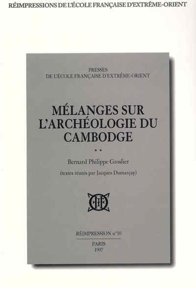 Picture of Mélanges sur l'archéologie du Cambodge