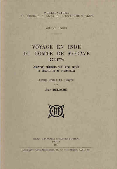 Picture of Voyage en Inde du Comte de Modave (1773-1776)