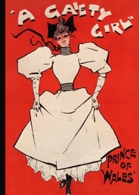 Image de Carnet ligné ligné Affiche Gaiety Girl