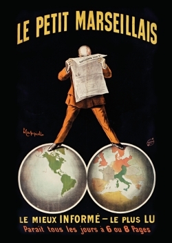 Image de Carnet ligné Affiche Journal Le Petit Marseillais