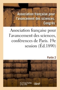 Picture of Association française pour l'avancement des sciences, conférences de Paris