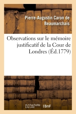 Picture of Observations sur le mémoire justificatif de la Cour de Londres