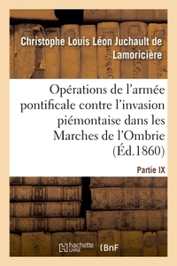 Picture of Sur les opérations de l'armée pontificale, contre l'invasion piémontaise
