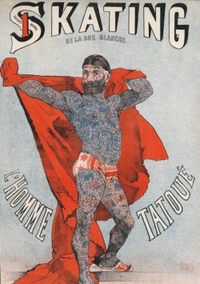 Image de Carnet ligné Affiche L'Homme Tatoué