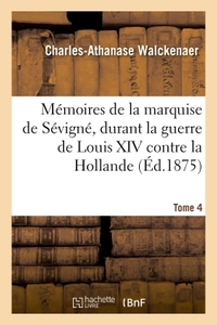 Picture of Mémoires de la vie et les écrits de Marie de Rabutin-Chantal, dame de Bourbilly, marquise de Sévigné
