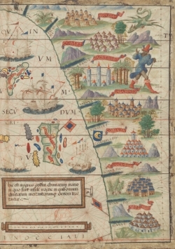 Image de Carnet ligné Atlas nautique du monde Miller 1, 1519