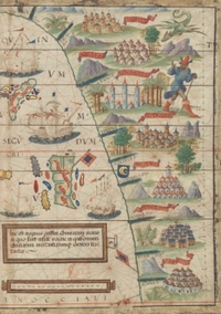 Image de Carnet ligné Atlas nautique du monde Miller 1, 1519