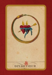 Image de Carnet ligné Cartomancie, Dix de coeur, 18e siècle