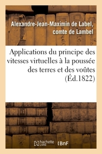 Image de Applications du principe des vitesses virtuelles à la poussée des terres et des voutes