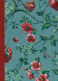 Image de Carnet ligné motif Fleurs, Papier peint 18e