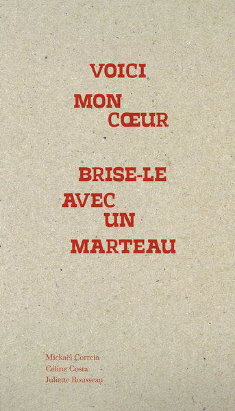 Image de Voici mon coeur Brise-le avec un marteau