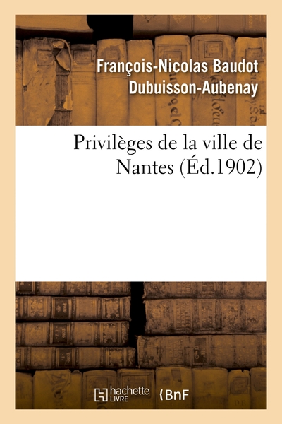 Picture of Privilèges de la ville de Nantes