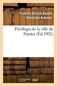Picture of Privilèges de la ville de Nantes