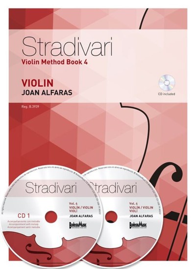 Image de JOAN ALFARAS : STRADIVARI VIOLIN - VOL. 4 - VIOLON - RECUEIL + SUPPORT AUDIO