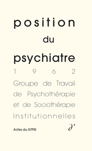 Image de Position du psychiatre, Actes du GTPSI -5