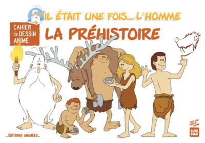 Picture of LA PREHISTOIRE CAHIER DE DESSIN ANIME - BLINKBOOK