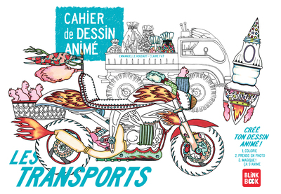 Image de Les Transports Cahier de Dessin Animé