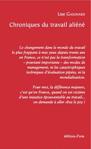 Picture of Chroniques du travail aliéné