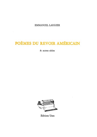 Picture of Poèmes du revoir américain