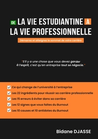 Picture of DE LA VIE ESTUDIANTINE A LA VIE PROFESSIONNELLE