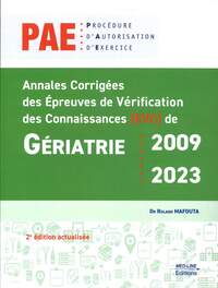 Picture of PAE ANNALES EVC GERIATRIE 2ED