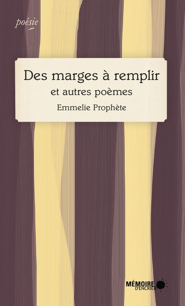 Picture of Des marges à remplir et autres poèmes