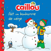 Image de Caillou fait un bonhomme de neige