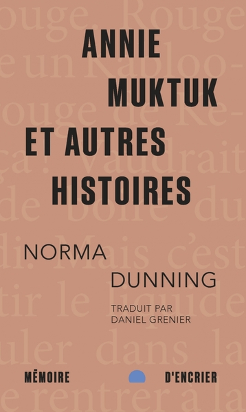 Picture of Annie Muktuk et autres histoires