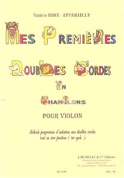 Image de VALERIE BIME-APPARAILLY : MES PREMIERES DOUBLES CORDES EN CHANSONS - VIOLON